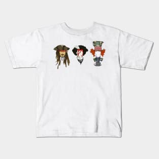 Johnny Depp heads Kids T-Shirt